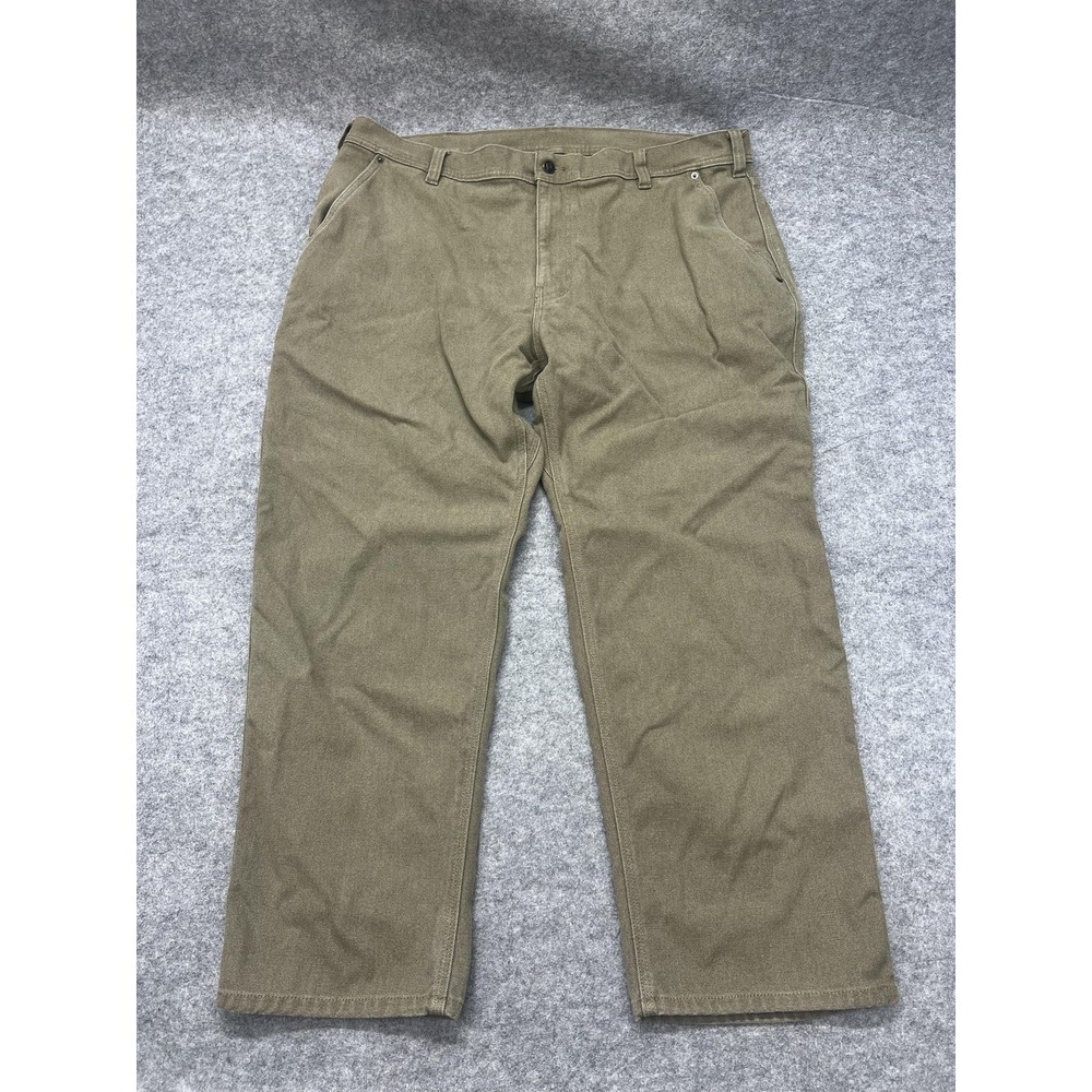 Patagonia Iron Forge Pants Mens 42x30 Green Carpenter Canvas Workwear Outdoor